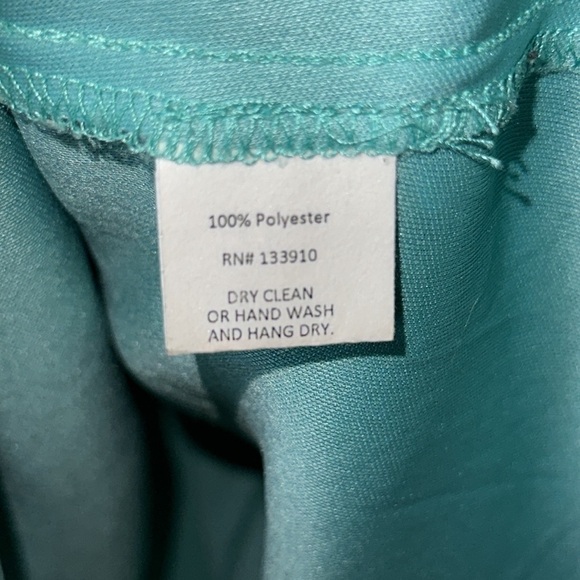 Show Me Your Mumu Kylie A-line Teal Mini Dress Kaleidoscope Flutter Sleeve Sz.S - Picture 8 of 8